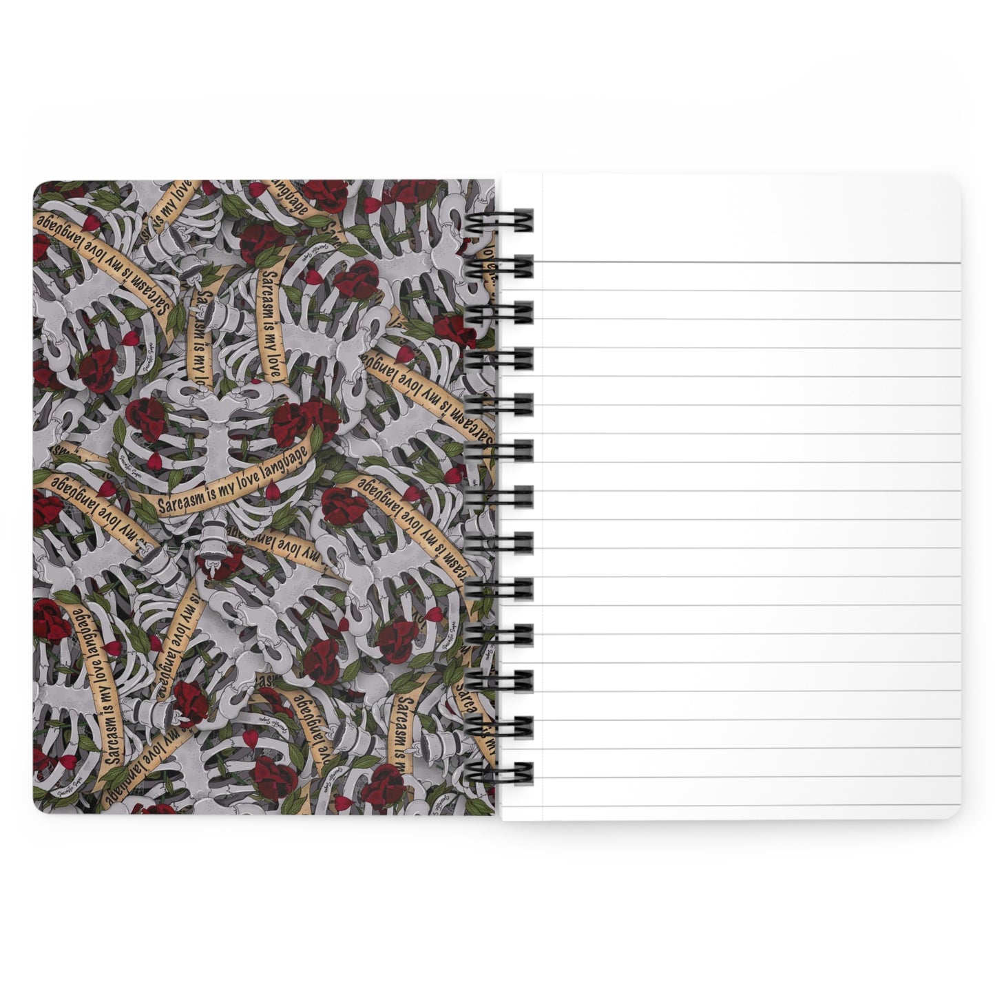 Sarcasm is my love language - Spiral Bound Journal