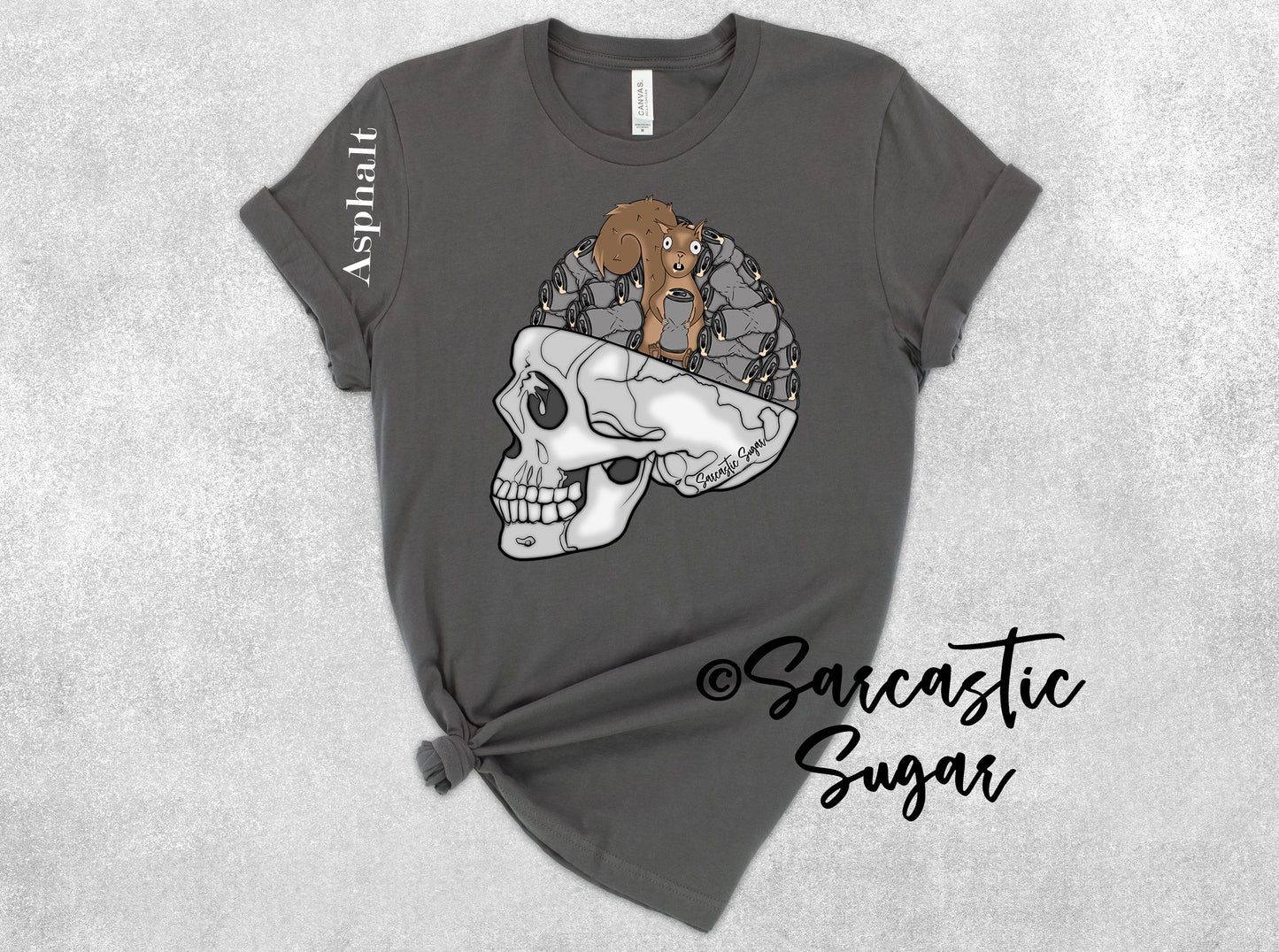 Squirrel Brain Caffeine Addict  - Shirt - Exclusive Design - Made to Order