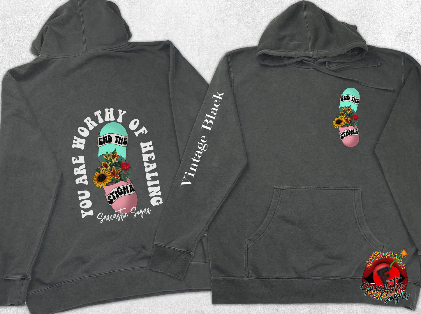 You are Worthy of Healing - Hoodies - Exclusive Design - Made to Order