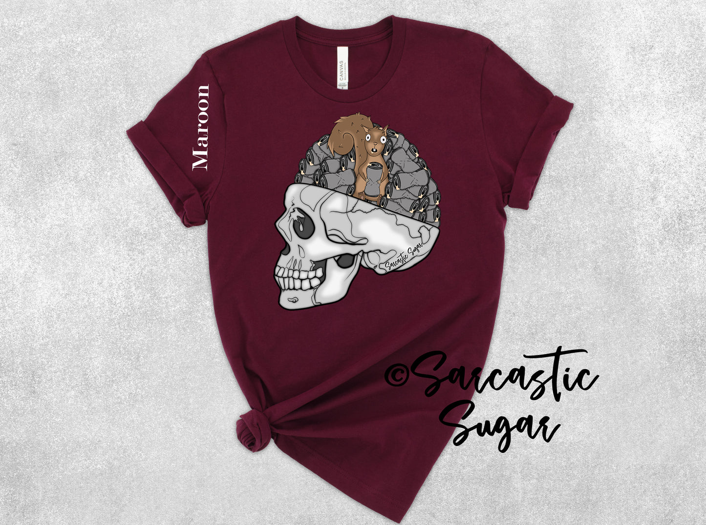 Squirrel Brain Caffeine Addict  - Shirt - Exclusive Design - Made to Order