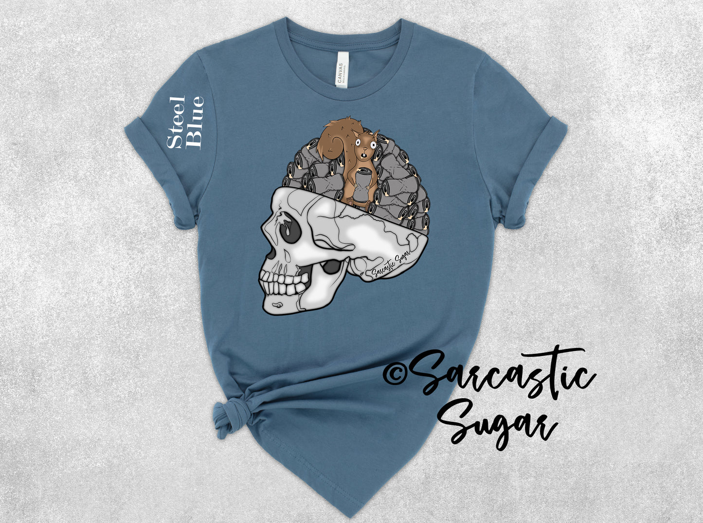 Squirrel Brain Caffeine Addict  - Shirt - Exclusive Design - Made to Order